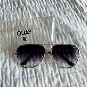 Quay High Key Aviator Sunglasses